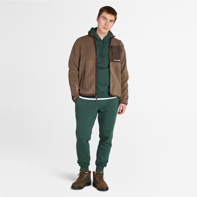 Мъжко горнище SHERBURNE POLARTEC 200 MIX MEDIA FULL ZIP FLEECE CHOCOLATE CHIP TB0A6NH1BK0 04