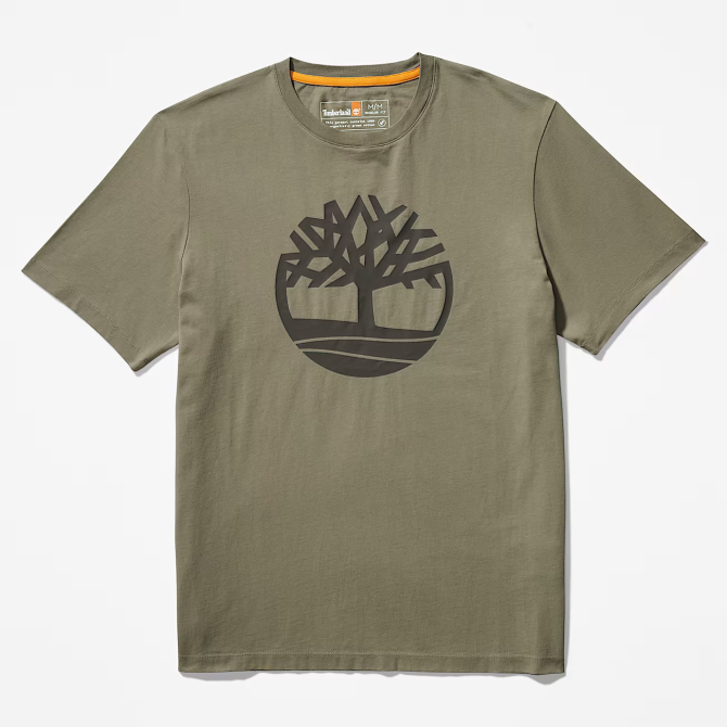 Мъжка тениска Kennebec River Tree Logo T-shirt for Men in Dark Green TB0A2C2RA58 01