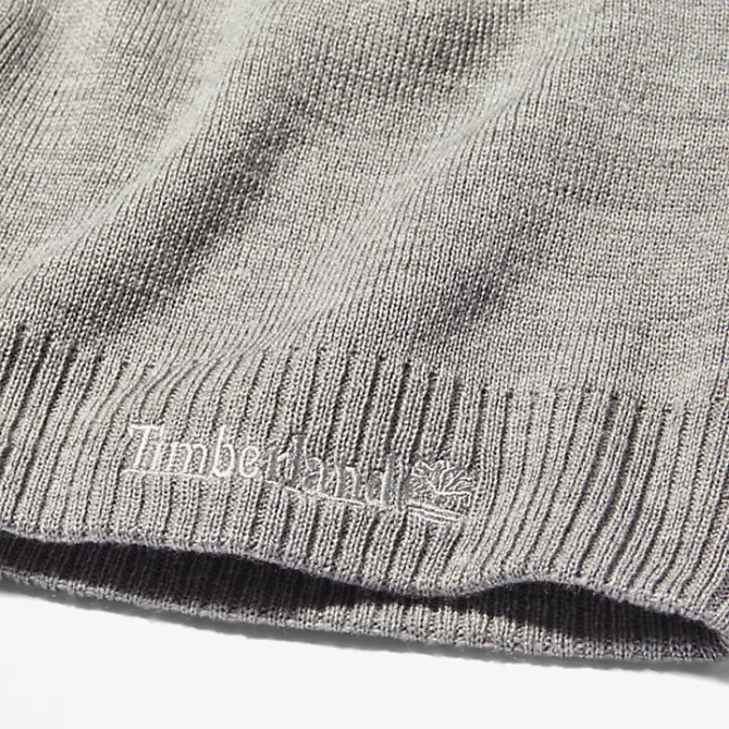 Мъжка шапка Logo Beanie for Men in Grey TB0A1EGXC81 02