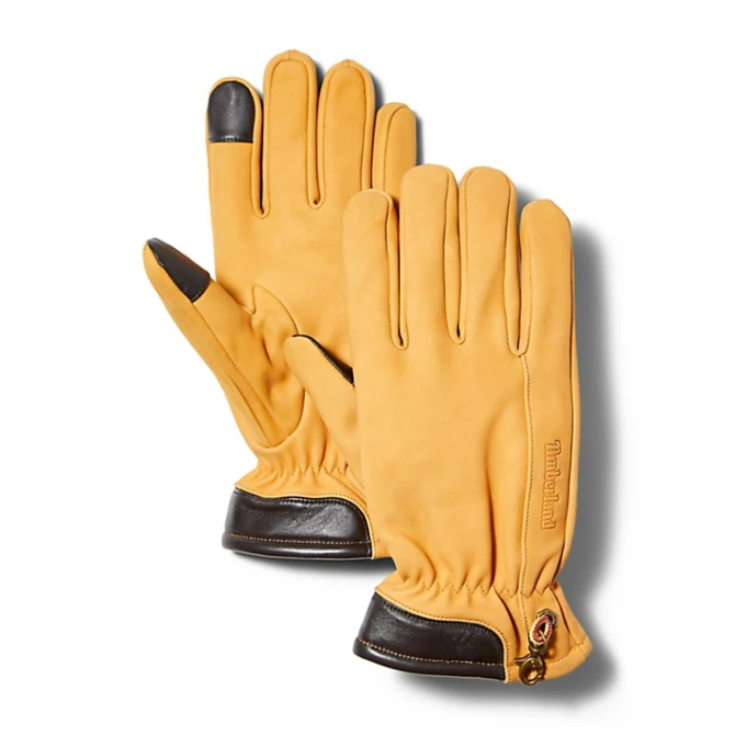 Мъжки ръкавици Winter Hill Leather Gloves for Men in Yellow TB0A1EMN231 01