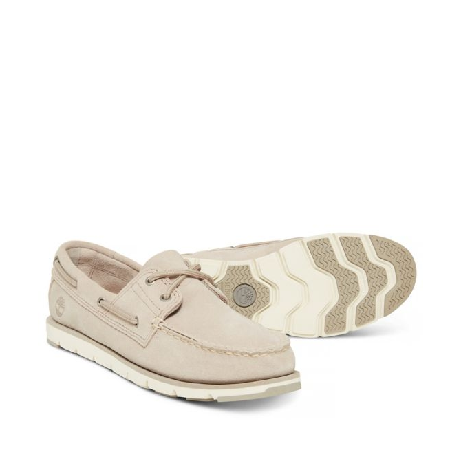 Дамски мокасини Camden Falls Boat Shoe Taupe A1P84 02