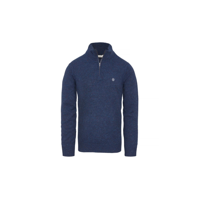 Мъжки пуловер Beech River Merino Zip Jumper Blue A1RGA433 01