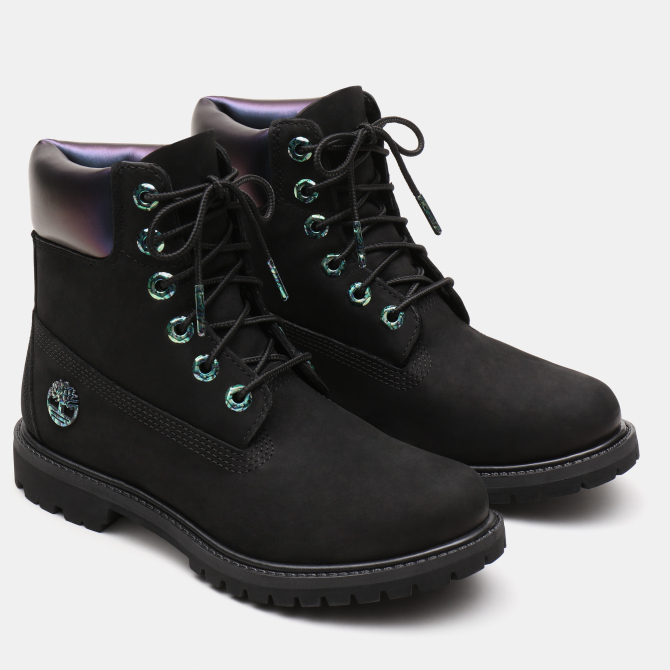 Дамски боти 6 Inch Iridescent Premium Boot for Women in Black TB0A21Y1001 02