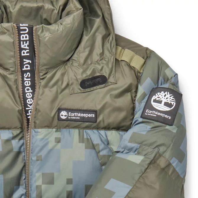 Унисекс яке Earthkeepers® by Raeburn All Gender Puffer Jacket in Green Camo TB0A25K3CL0 07