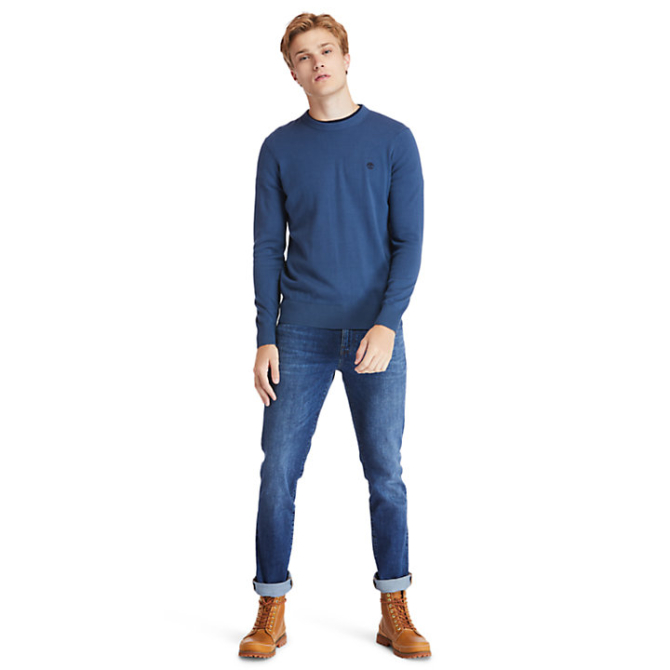 Мъжки пуловер Williams River Sweater for Men in Blue TB0A2BMM288 01