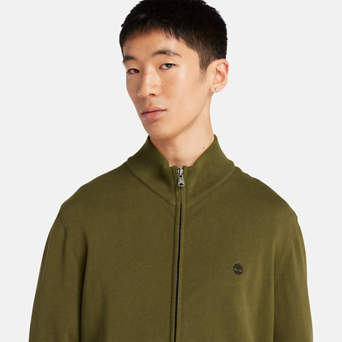 Мъжки пуловер WILLIAMS RIVER FULL-ZIP JUMPER FOR MEN IN GREEN TB0A2BMZ302 03