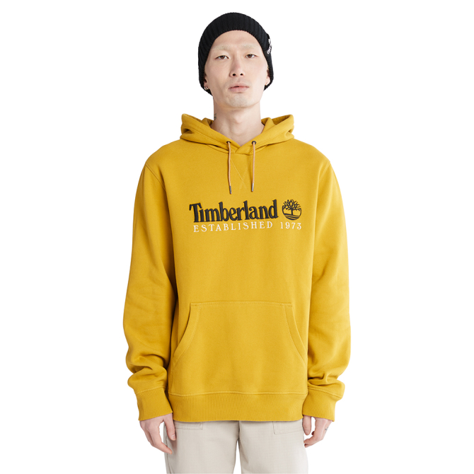 Мъжко горнище Men's Outdoor Heritage Est 1973 Hoodie in Yellow TB0A2CRMCY1 01