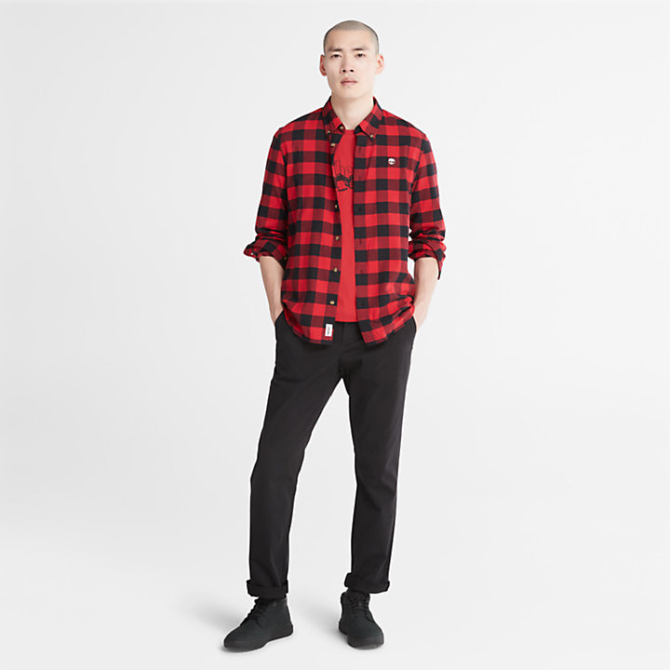 Мъжка риза Mascoma River Long-Sleeve Check Shirt for Men in Red TB0A2D7ECA2 03