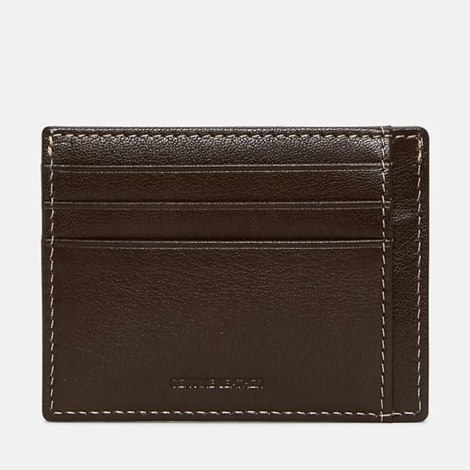 Мъжки картодържател Milled Card Wallet for Men in Brown TB0A2MMX214 02