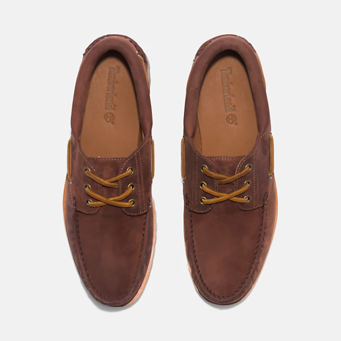 Мъжки мокасини Timberland® Authentic Handsewn Boat Shoe for Men in Brown TB0A2Q74EM4 04