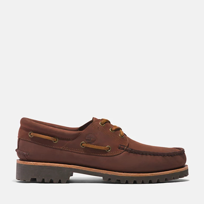 Мъжки мокасини Timberland® Authentic Handsewn Boat Shoe for Men in Brown TB0A2Q74EM4 01