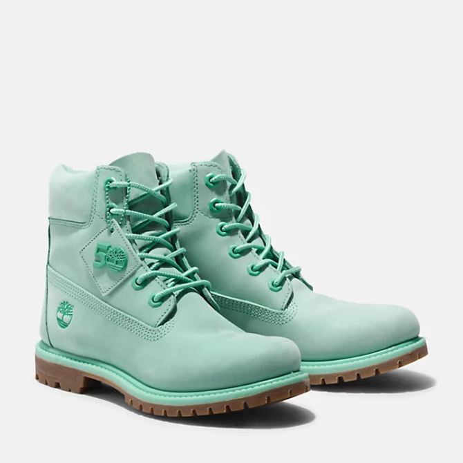 Дамски боти Timberland® 50th Edition Premium 6-Inch Waterproof Boot for Women in Teal TB0A412BEB9 02