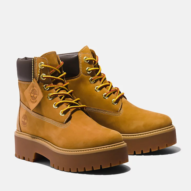 Дамски боти Stone Street Timberland® Premium Platform Boot for Women in Yellow TB0A5RJD231 02