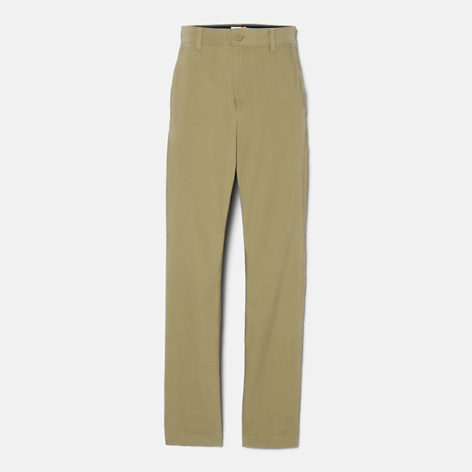 Мъжки панталон Poplin Chinos for Men in Green TB0A5TUQ590 05