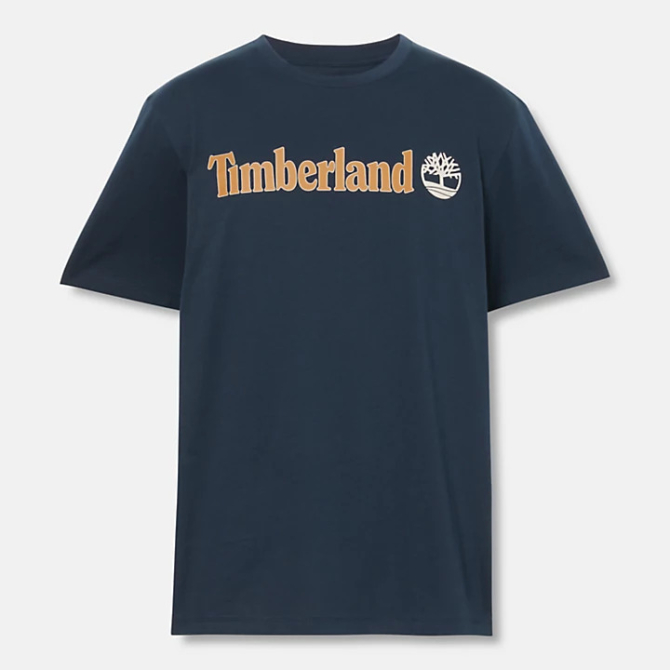 Мъжка тениска Linear Logo T-Shirt for Men in Navy TB0A5UPQ433 05