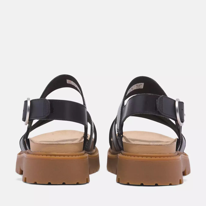 Дамски сандали Clairemont Cross Strap Sandal for Women in Black TB0A61TRW02 06