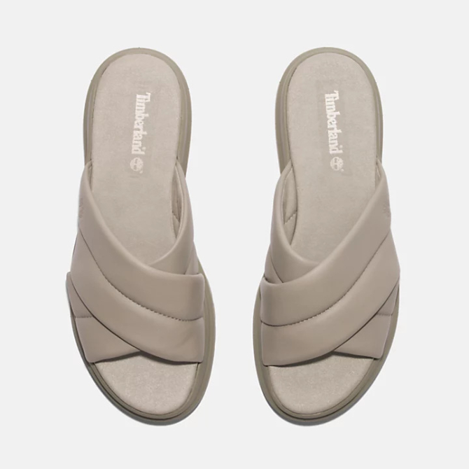 Дамски чехли London Vibe Slide Sandal for Women in Light Grey TB0A63SJEO1 04