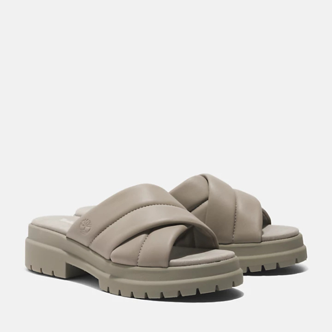 Дамски чехли London Vibe Slide Sandal for Women in Light Grey TB0A63SJEO1 03