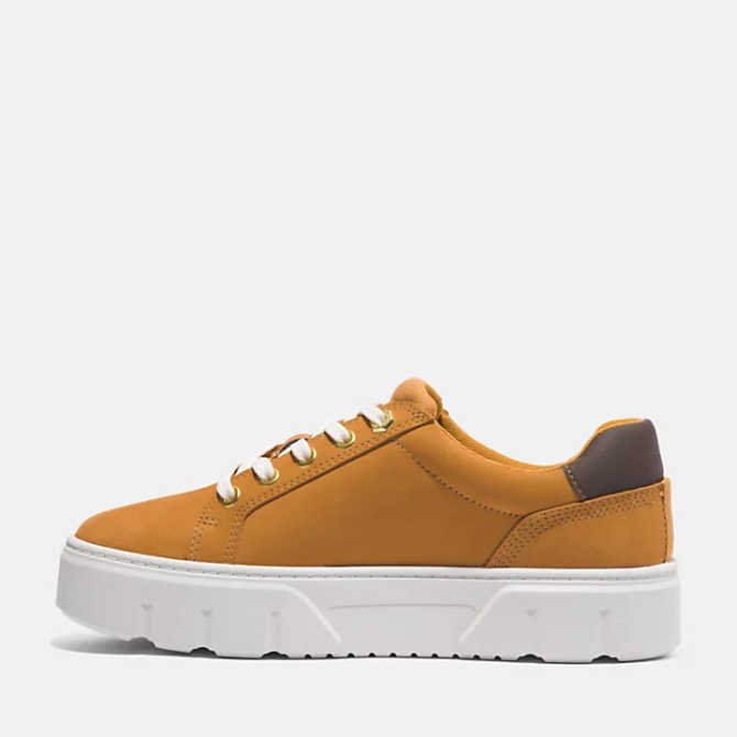 Дамски обувки Low Lace-Up Trainer for Women in Yellow TB0A64GZ754 02