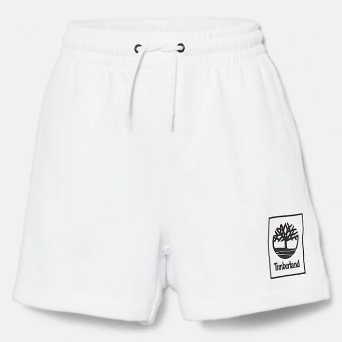 Дамски къс панталон Logo Pack Sweatshorts for Women in White TB0A6BWE100 01