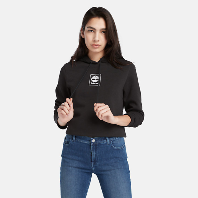 Дамско горнище Small Stack Logo Hoodie for Women in Black TB0A6HSN001 01