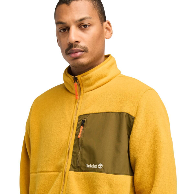 Мъжко горнище SHERBURNE POLARTEC 200 MIX MEDIA FULL ZIP FLEECE CHAI TEA TB0A6NH1EFM 02