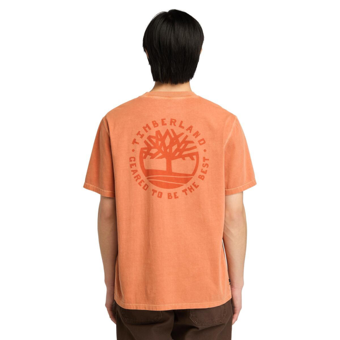 Мъжка тениска Merrymack River Back Graphic T-Shirt for Men in Orange TB0A6VN6888 03