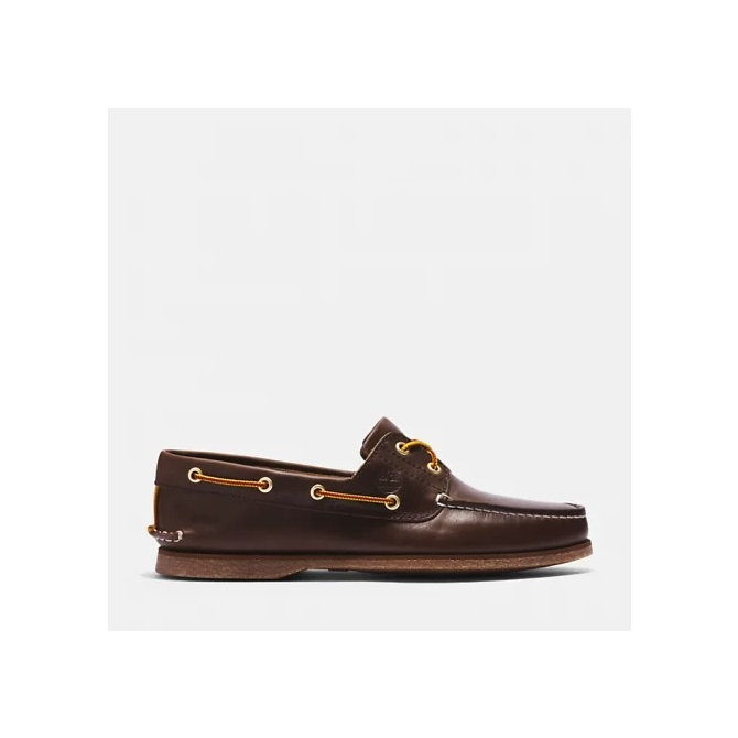 Мъжки мокасини Classic Boat Shoe for Men in Dark Brown Full Grain TB0A5QSZ968 01