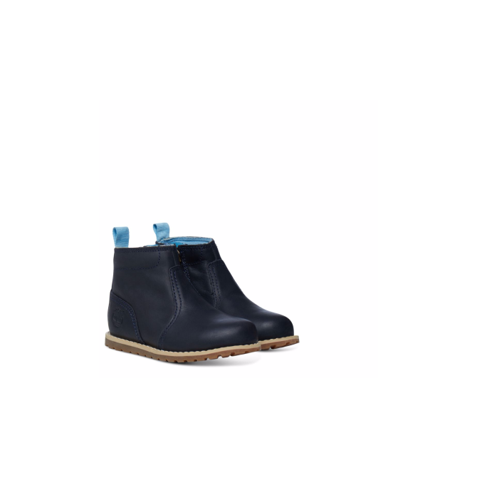 Детски боти Pokey Pine Side Zip Chukka Navy A17FN 03