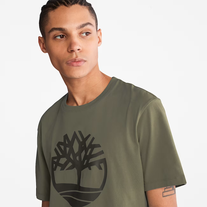 Мъжка тениска Kennebec River Tree Logo T-shirt for Men in Dark Green TB0A2C2RA58 03