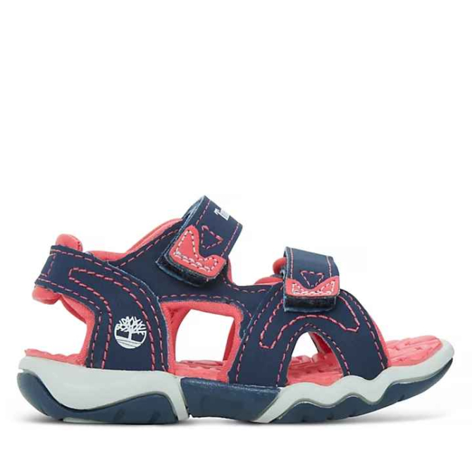 Детски сандали Adventure Seeker 2-Strap Sandal for Toddler in Navy/Pink TB0A1JZL019 01