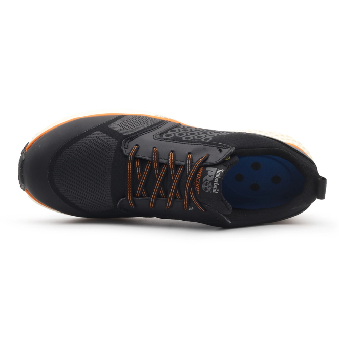 Мъжки обувки Timberland Pro Reaxion Black/Orange Safety Trainers TB0A1YUW001 02