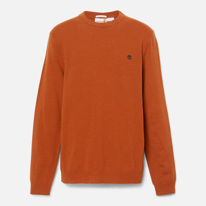 Мъжки пуловер Cohas Brook Merino Crew Neck Jumper for Men in Orange TB0A2BFH888 05