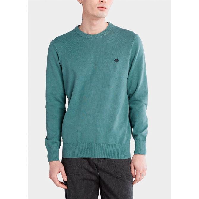 Мъжки пуловер Williams River Crewneck Jumper for Men in Green TB0A2BMM392 01