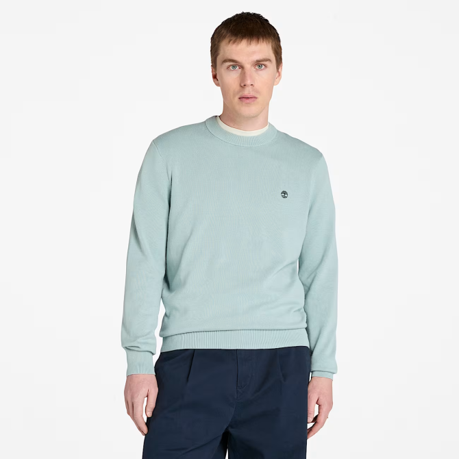 Мъжка блуза WILLIAMS RIVER Cotton YD Sweater SILVER BLUE TB0A2BMMEYM 03