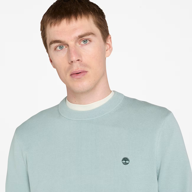 Мъжка блуза WILLIAMS RIVER Cotton YD Sweater SILVER BLUE TB0A2BMMEYM 04