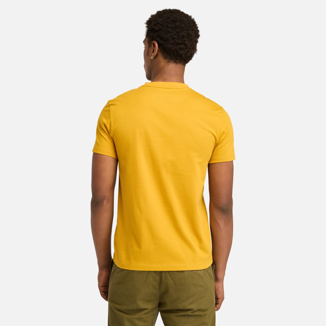 Мъжка тениска Dunstan River T-Shirt for Men in Yellow TB0A2BPREFM 04