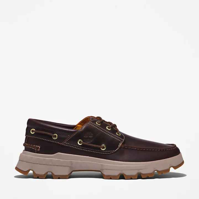 Мъжки мокасини GreenStride™ TBL® Originals EK+ Moc-toe Boat Shoe for Men in Burgundy TB0A2BY7D57 01