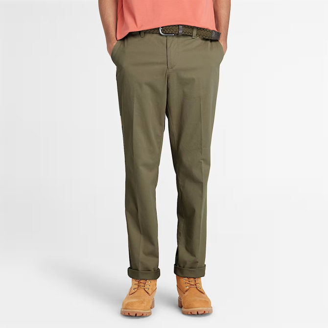Мъжки панталон CLAREMONT Twill Chino Pant (Straight) LEAF GREEN 32 TB0A2BZAA58 03