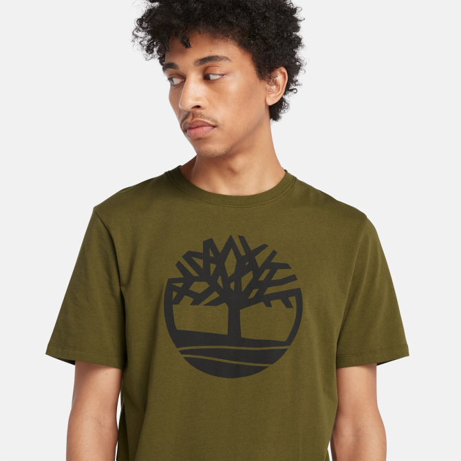 Мъжка тениска Kennebec River Logo T-Shirt for Men in Green TB0A2C2R302 03