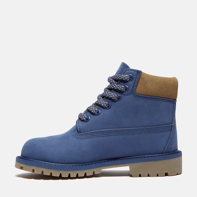 Детски обувки Timberland Premium 6 INCH LACE UP WATERPROOF BOOT DARK BLUE NUBUCK W OLIVE TB0A2CTGA2A 04