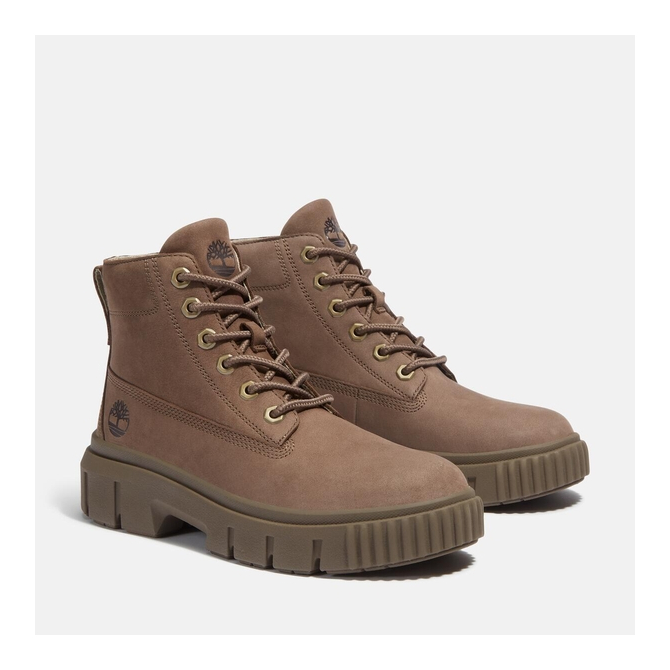 Дамски обувки Greyfield MID LACE UP BOOT MEDIUM BROWN NUBUCK TB0A2FT6EM5 02