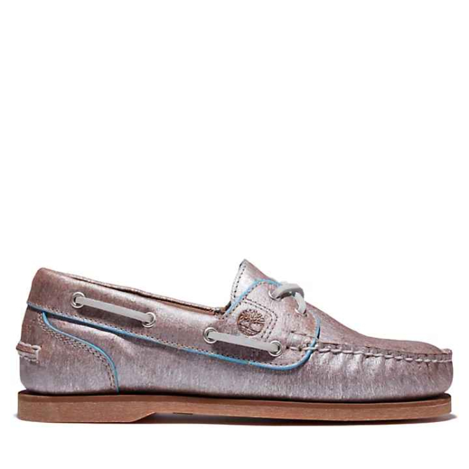 Дамски мокасини EK+ Classic Boat Shoe for Women in Silver TB0A2GMQ040 01