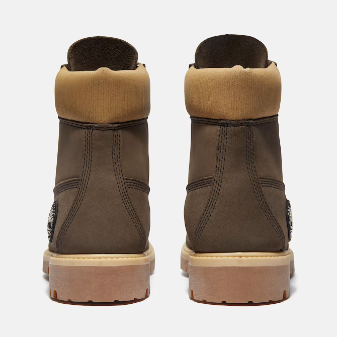 Мъжки обувки Timberland Premium 6 INCH LACE UP WATERPROOF BOOT DARK BROWN NUBUCK W OLIVE TB0A2P6WA4J 08