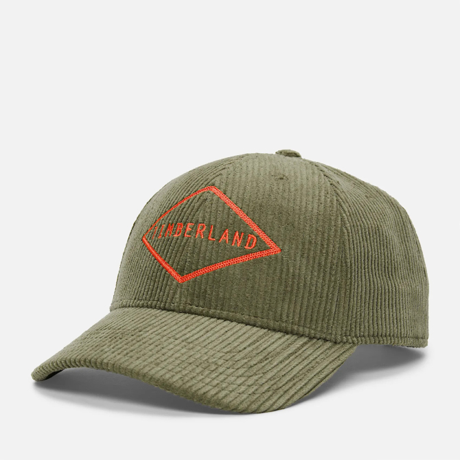 Мъжка шапка All Gender Corduroy Cap in Green TB0A2PSQ302 01