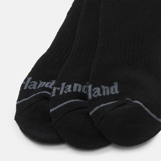 Мъжки чорапи All Gender 3 Pair Pack Bowden Cushioned Quarter Crew Socks in Black TB0A2PU2001 02