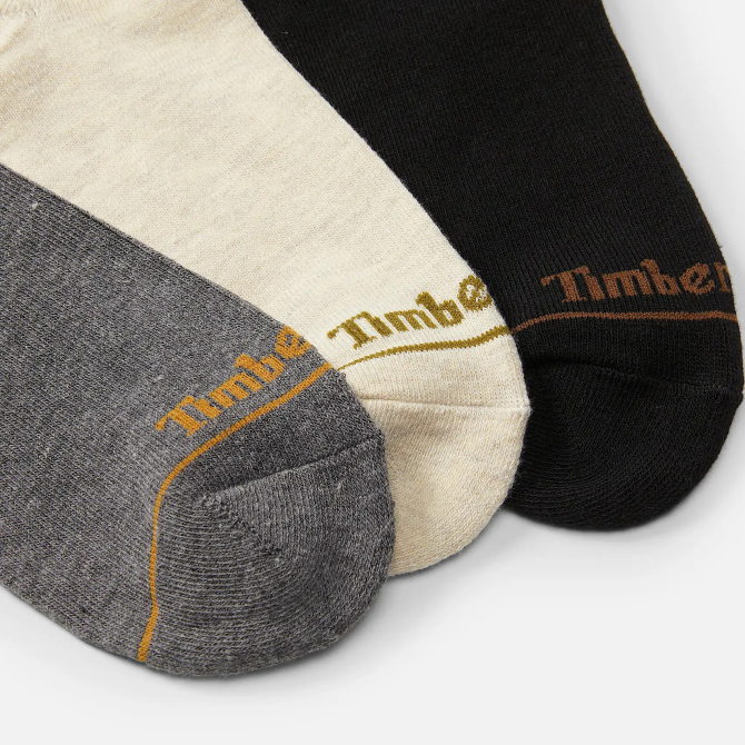 Мъжки чорапи All Gender Ocean Grove 3-Pack Timberland® Core Crew Socks in Grey NEW TB0A2PVZ280 02