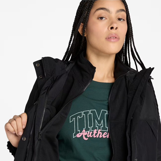 Дамско яке WINNICK Waterproof 3in1 Jacket - Fleece Inner BLACK 04 Дамско яке WINNICK Waterproof 3in1 Jacket - Fleece Inner BLACK TB0A2R5M001 04