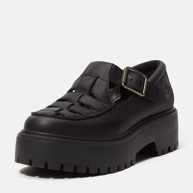 Дамски сандали Stone Street Platform Buckle Shoe for Women in Black 04 Дамски сандали Stone Street Platform Buckle Shoe for Women in Black TB0A4188W02 04