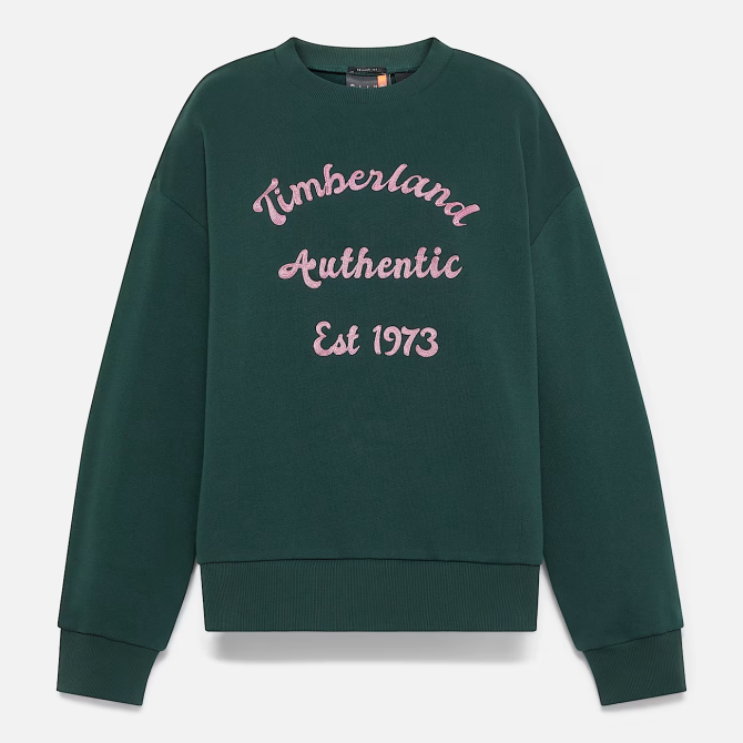 Дамско горнище Brushed Back Chest Graphic Crew Sweatshi GREEN GABLES TB0A41YN317 01
